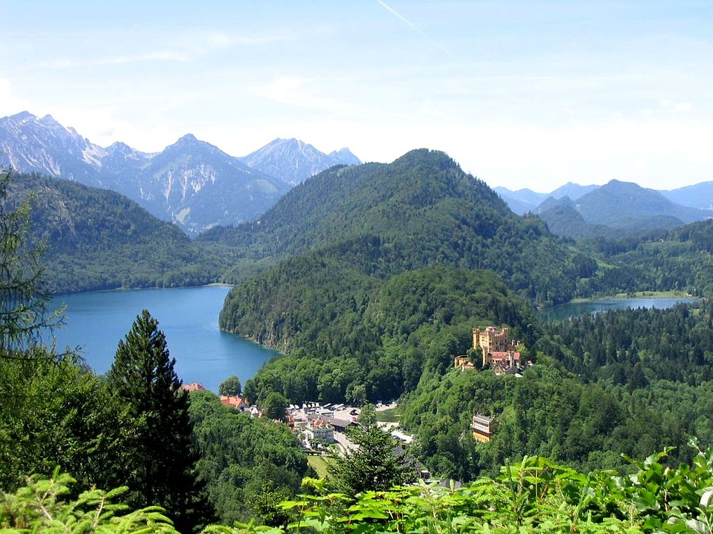 Hohenschwangau, Deutschland: Wie das Schloss gebaut wurde, Geschichte des Schlosses, Sehenswürdigkeiten